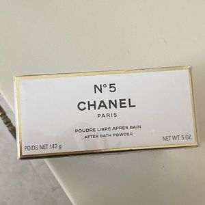 Chanel number 5 after bath powder. Never been opened still in packaging